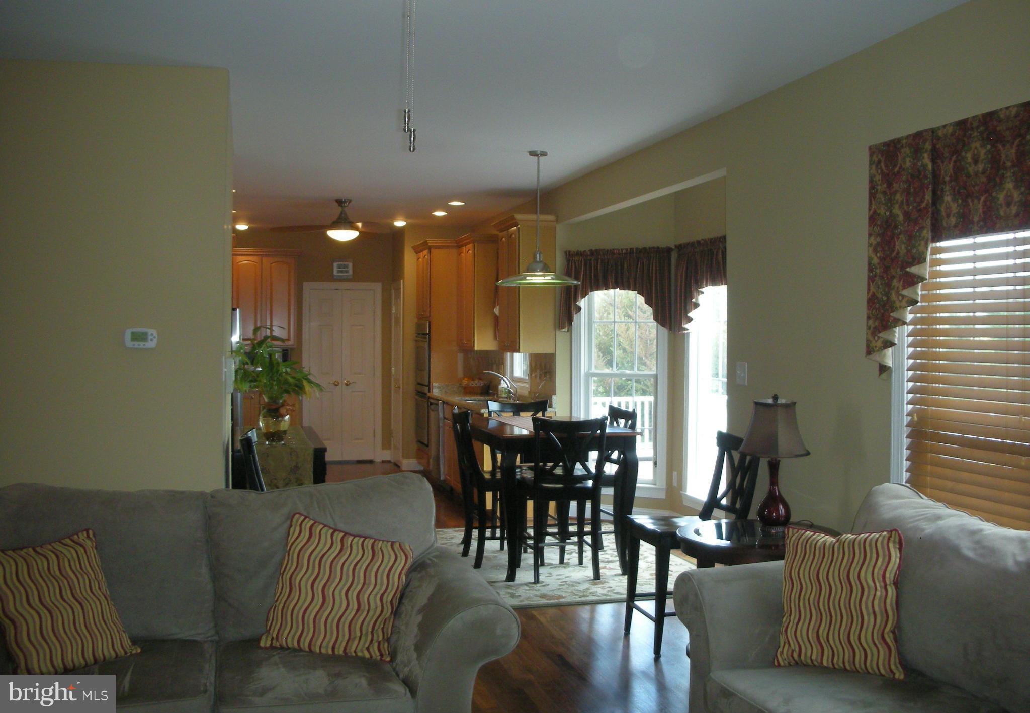14222 Hicksville Road Clear Spring, MD 21722 - Photo 8 of 30 Living Room Looking into Kitchen/Breakfast Room