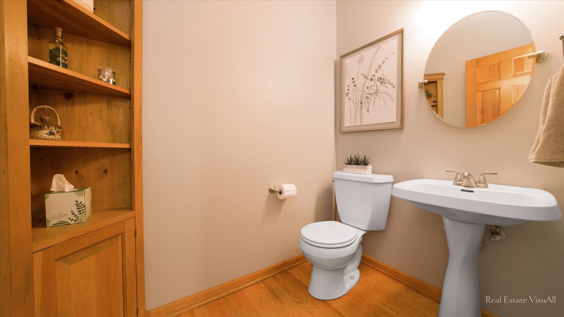 1808 Edgewood Drive Algonquin, IL 60102 - Photo 17 of 39 a bathroom with a toilet sink and mirror