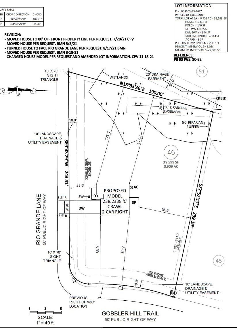 Plot Plan