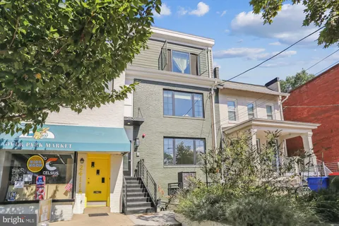 a view of a house with a door