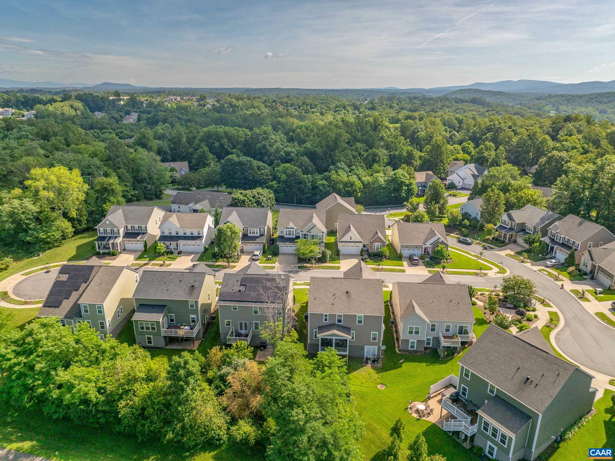 1622 Fowler Ridge Court Charlottesville, VA 22901 - Photo 68 of 75 an aerial view of multiple house