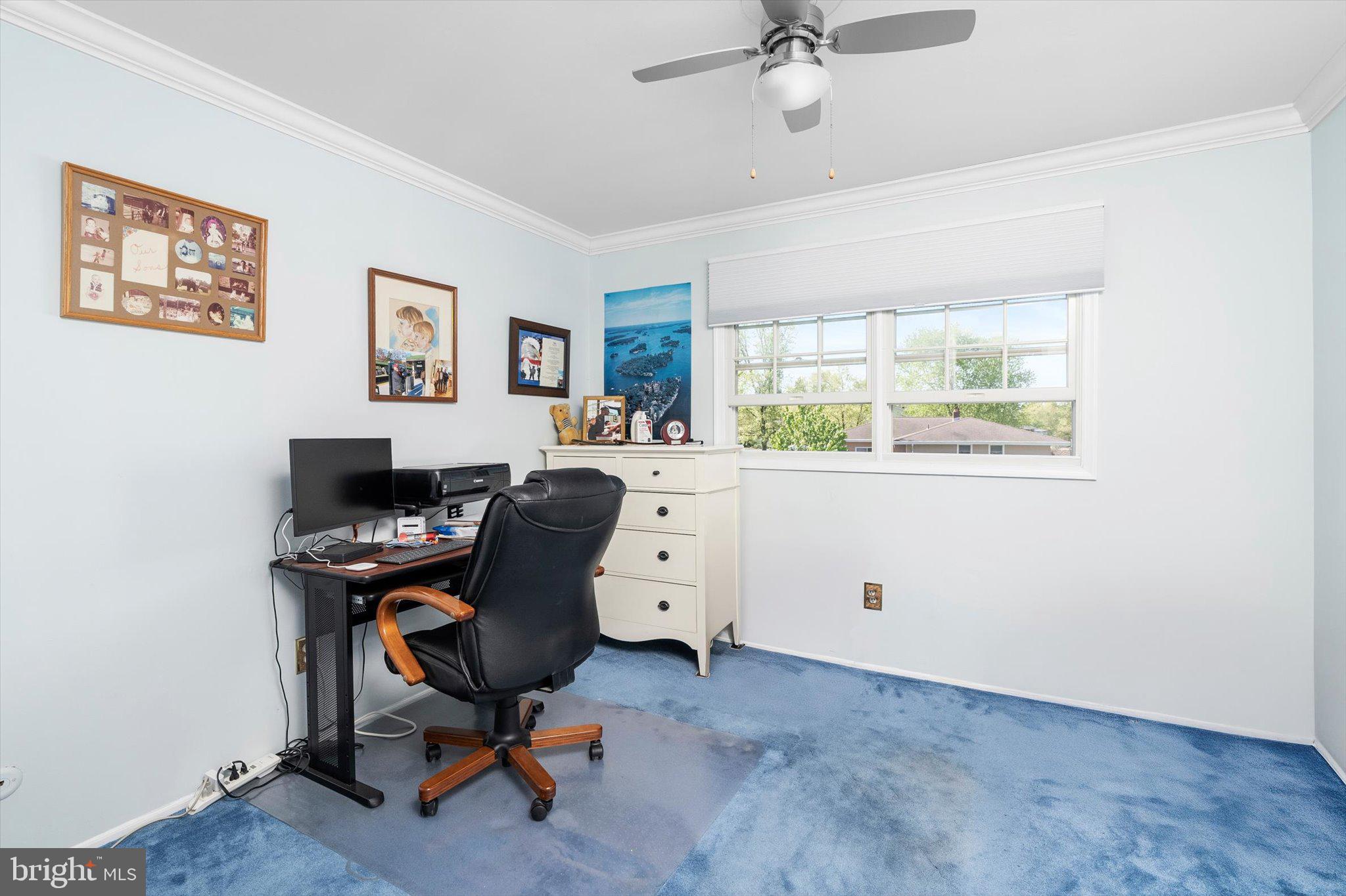 1111 Estates Boulevard Hamilton, NJ 08690 - Photo 27 of 47 a view of a workspace with furniture and a window