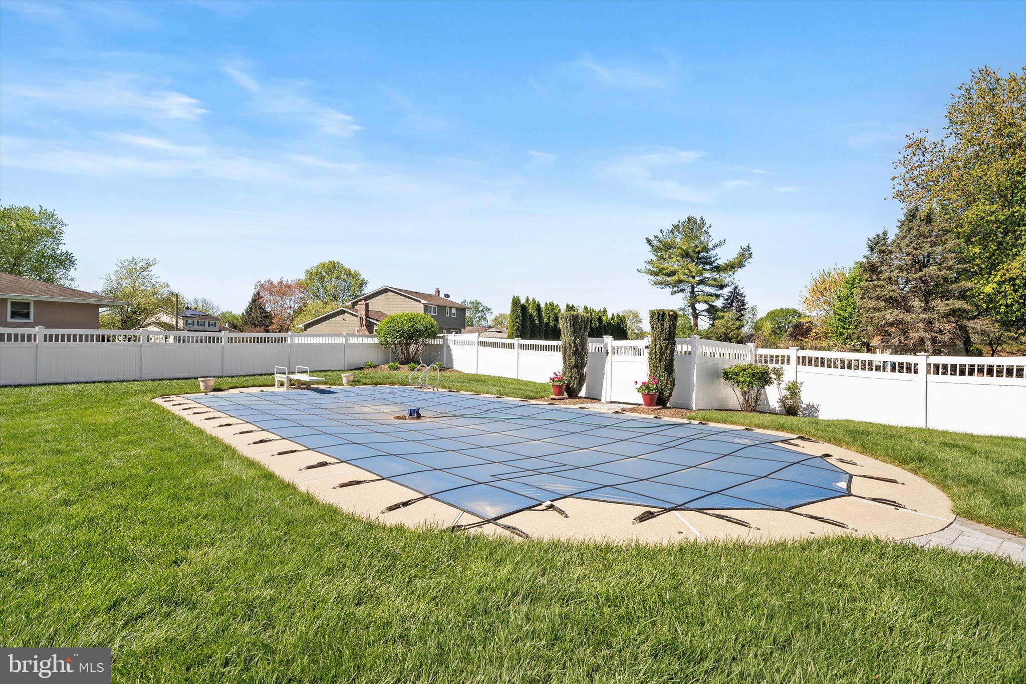 1111 Estates Boulevard Hamilton, NJ 08690 - Photo 43 of 47 a view of yard with swimming pool