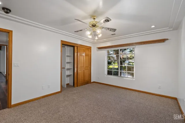 a garden view with a sitting space