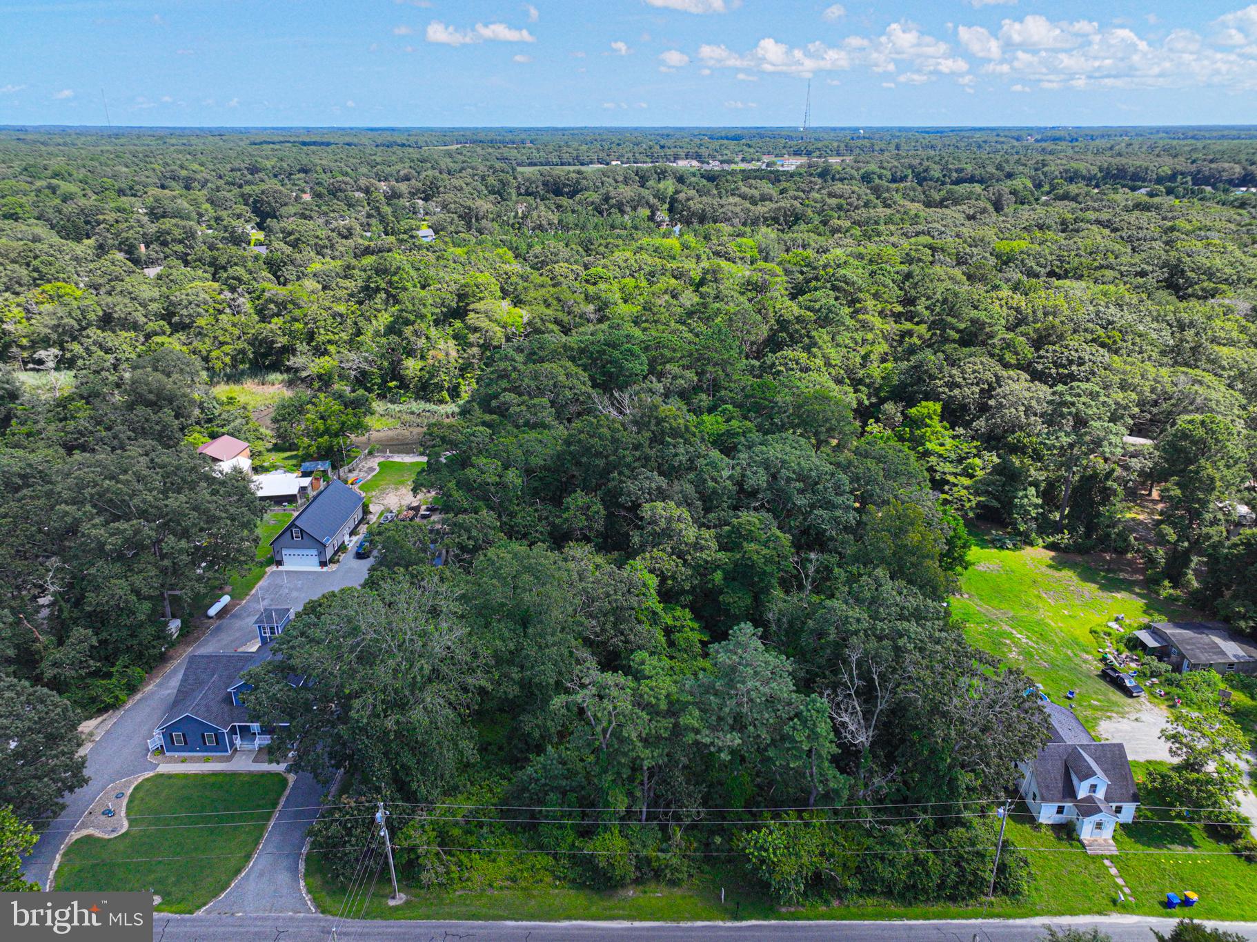 27892 Possum Point Road Millsboro, DE 19966 - Photo 6 of 21 an aerial view of residential houses with outdoor space and trees