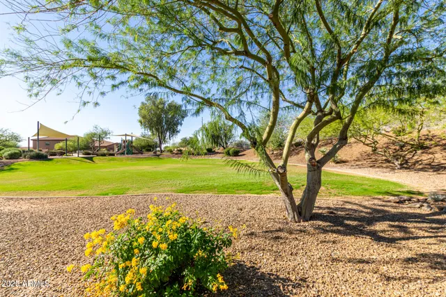 a view of a golf course