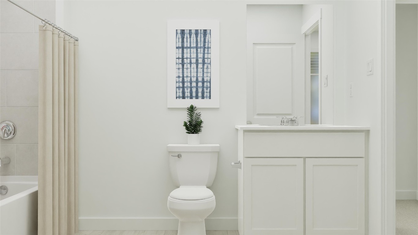 13316 Winton Drive Elgin, TX 78621 - Photo 31 of 35 a bathroom with a sink toilet and shower