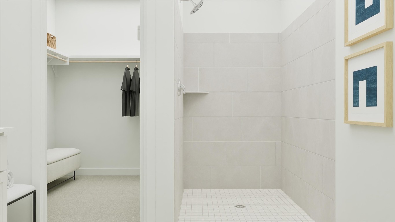 13316 Winton Drive Elgin, TX 78621 - Photo 32 of 35 a bathroom with a toilet and a shower