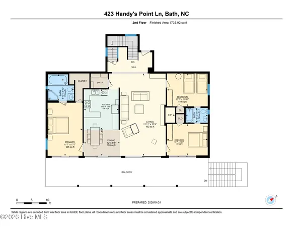 $1,390,000 | 423 Handy's Point Lane, Bath, NC 27808