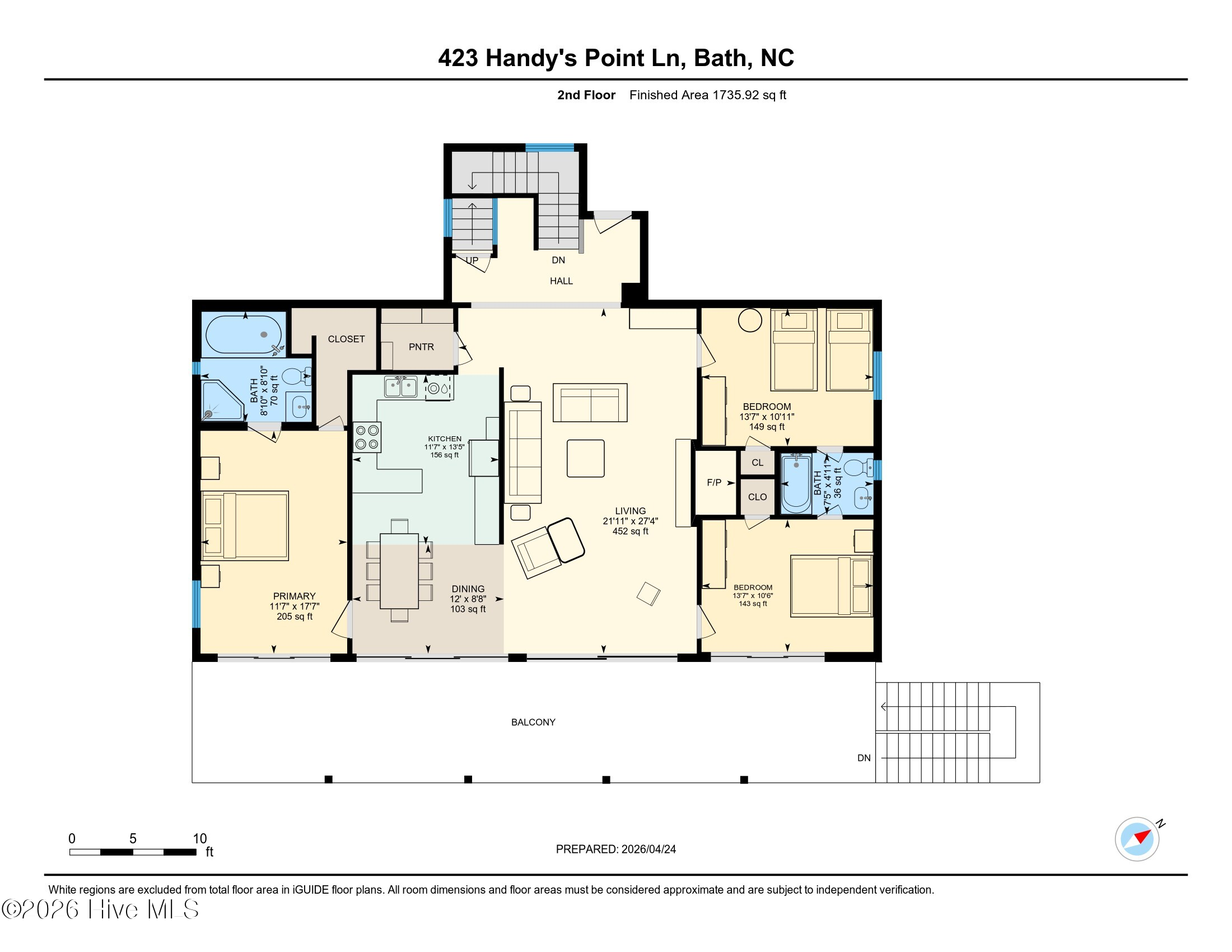 423 Handy's Point Lane Bath, NC 27808 - Photo 100 of 103