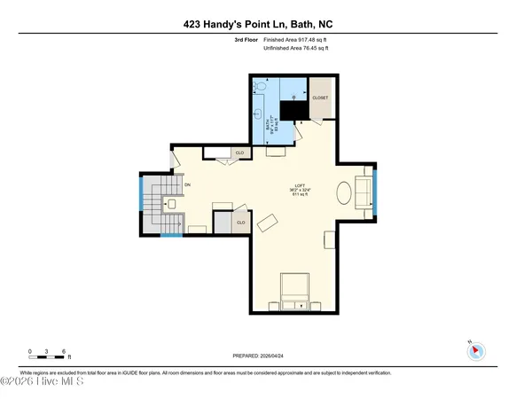 $1,390,000 | 423 Handy's Point Lane, Bath, NC 27808