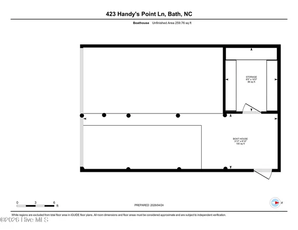 $1,390,000 | 423 Handy's Point Lane, Bath, NC 27808