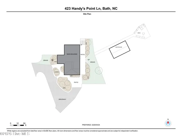 $1,390,000 | 423 Handy's Point Lane, Bath, NC 27808