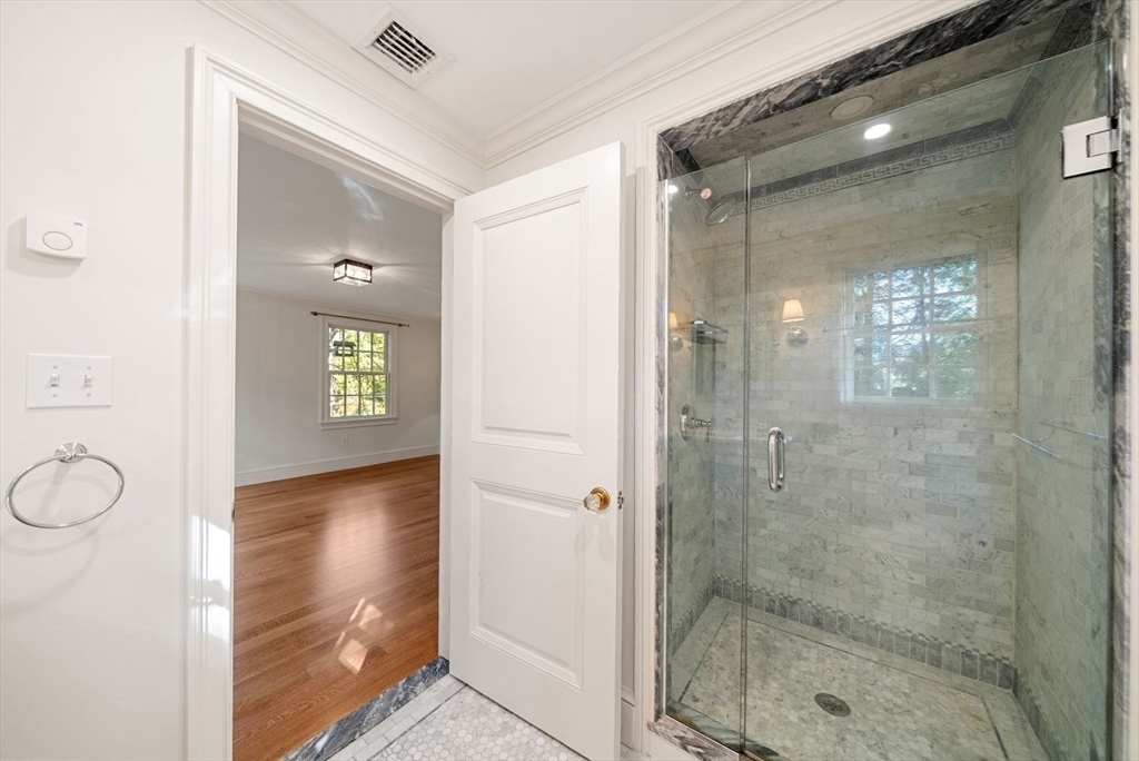 56 Ledgeways Wellesley, MA 02481 - Photo 31 of 42 a bathroom with a shower and a sink