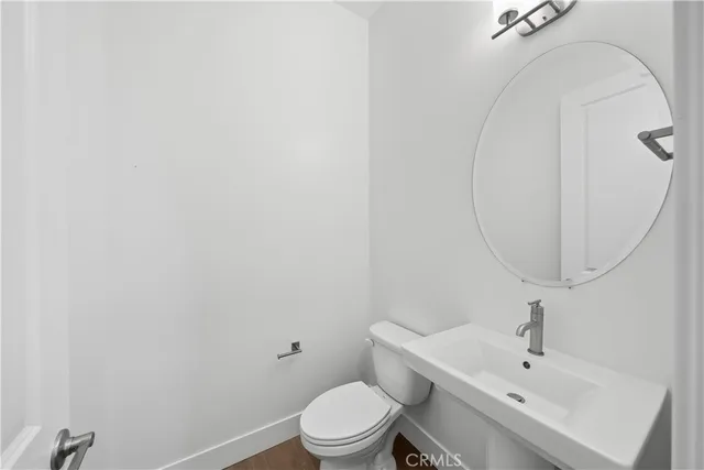 a view of a house with an empty room