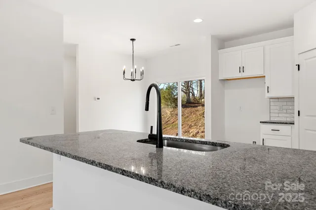 a view of a kitchen counter top space