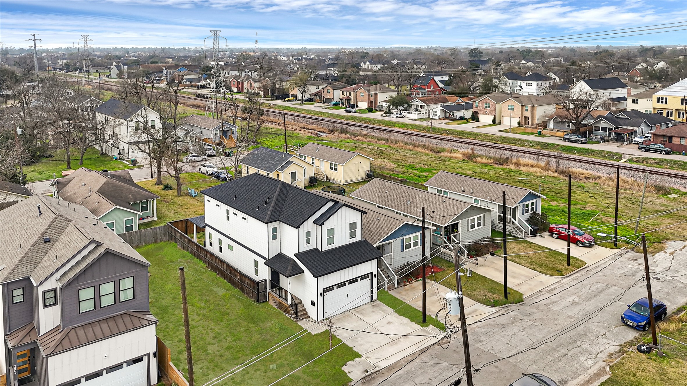 3513 Omega Street Houston, TX 77022 - Photo 3 of 32 Areal view of the home.