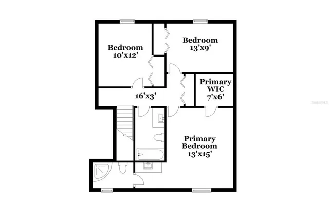 a picture of a floor plan
