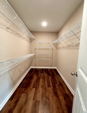 a view of walk in closet