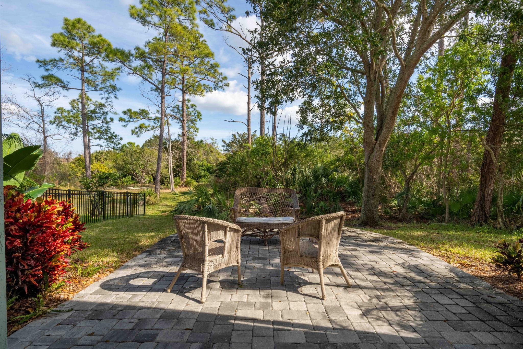103 Sunset Circle South St. Augustine, FL 32080 - Photo 40 of 55 a view of a chairs and table in the patio