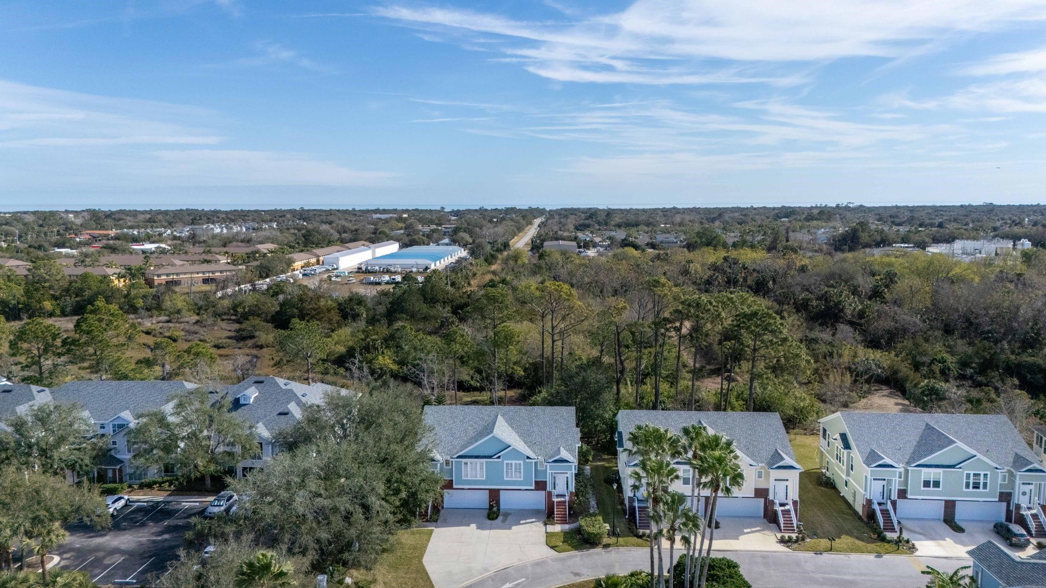 103 Sunset Circle South St. Augustine, FL 32080 - Photo 51 of 55 an aerial view of residential houses with outdoor space and trees