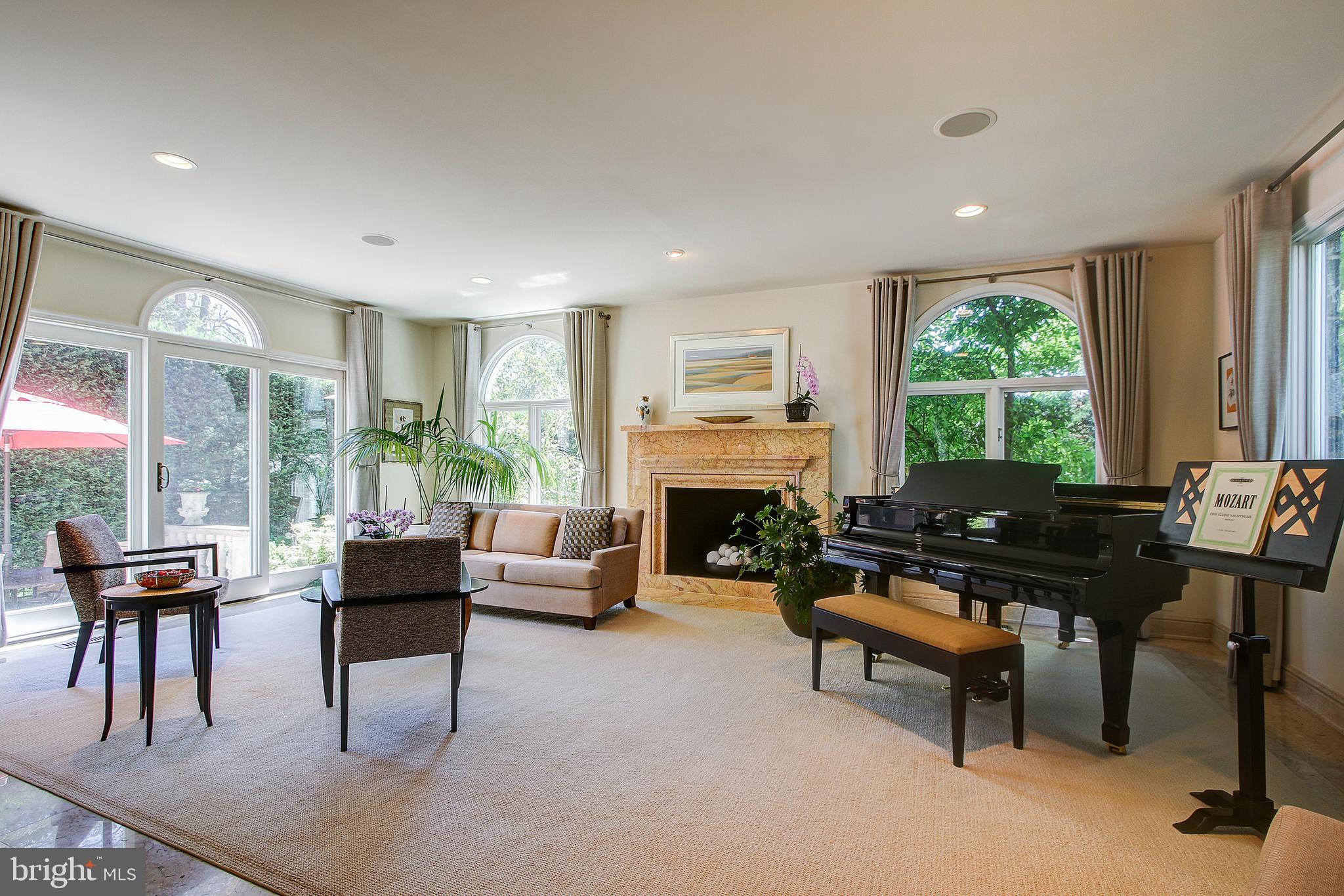 7211 Fairfax Road Bethesda, MD 20814 - Photo 5 of 39 Living Room with Scenic Views