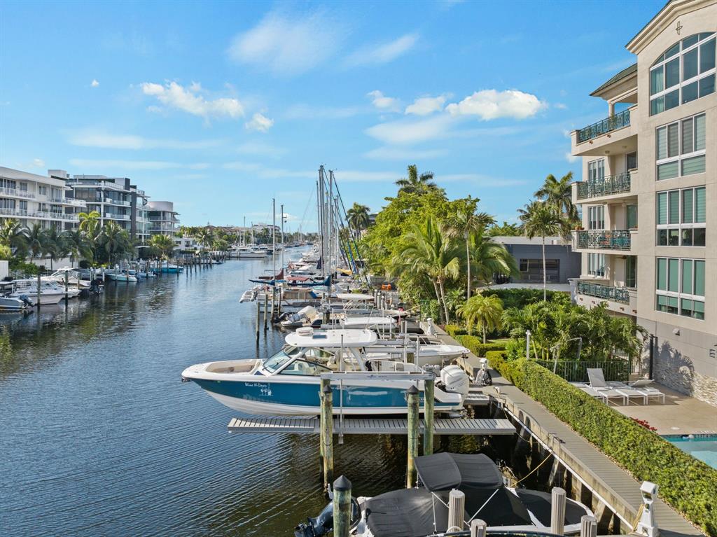 400 Hendricks Isle, Unit 3A Fort Lauderdale, FL 33301 - Photo 1 of 37 a view of a lake from a balcony