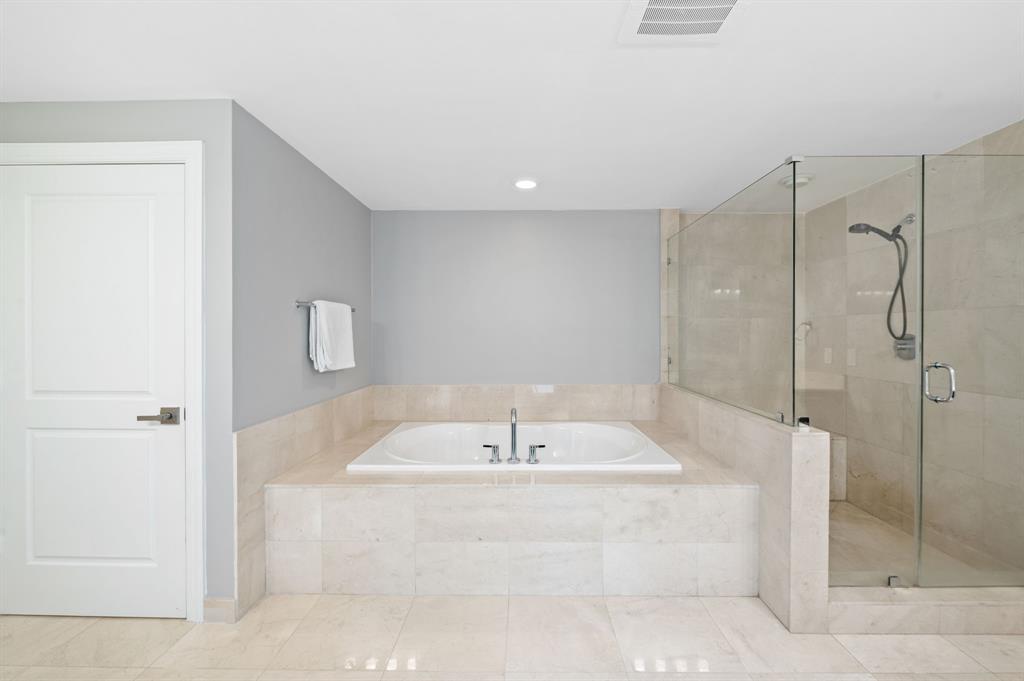 400 Hendricks Isle, Unit 3A Fort Lauderdale, FL 33301 - Photo 25 of 37 a bathroom with a sink a toilet and shower