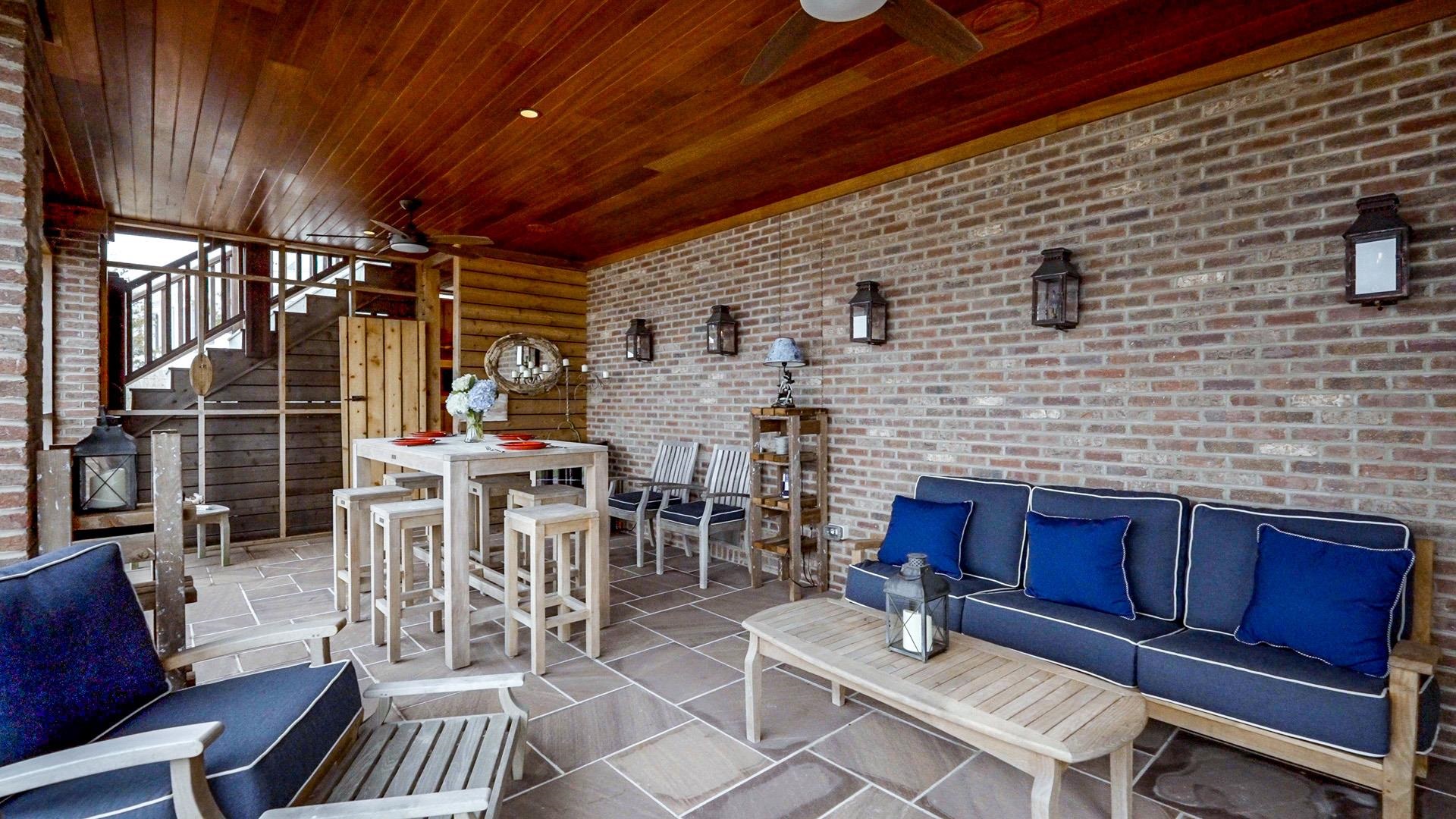 612 South Bayview Strathmere, NJ 08248 - Photo 23 of 38 a patio with table and chairs