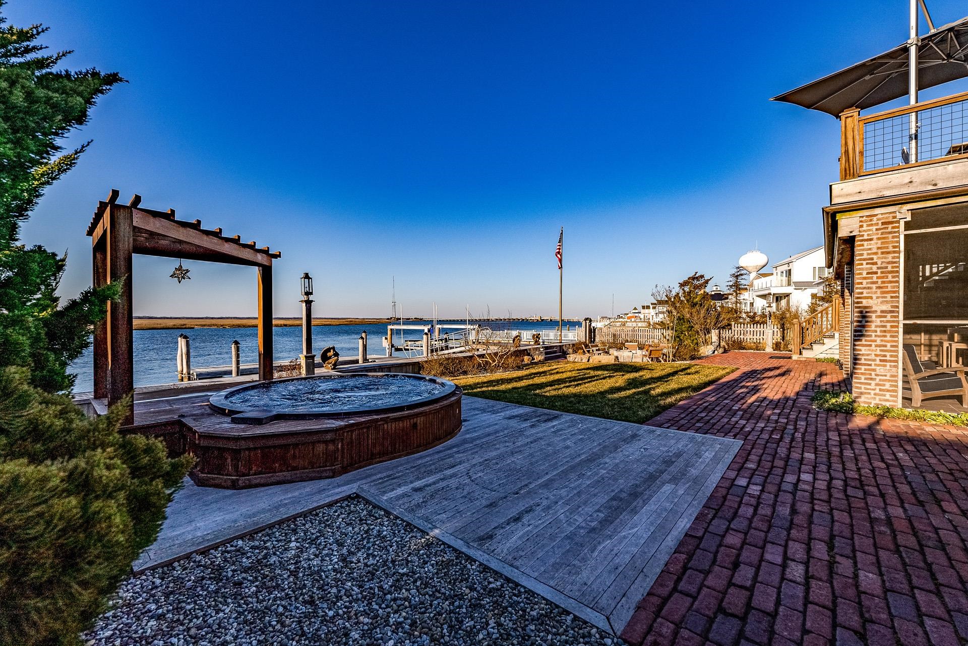 612 South Bayview Strathmere, NJ 08248 - Photo 30 of 38 a view of a backyard with sitting area