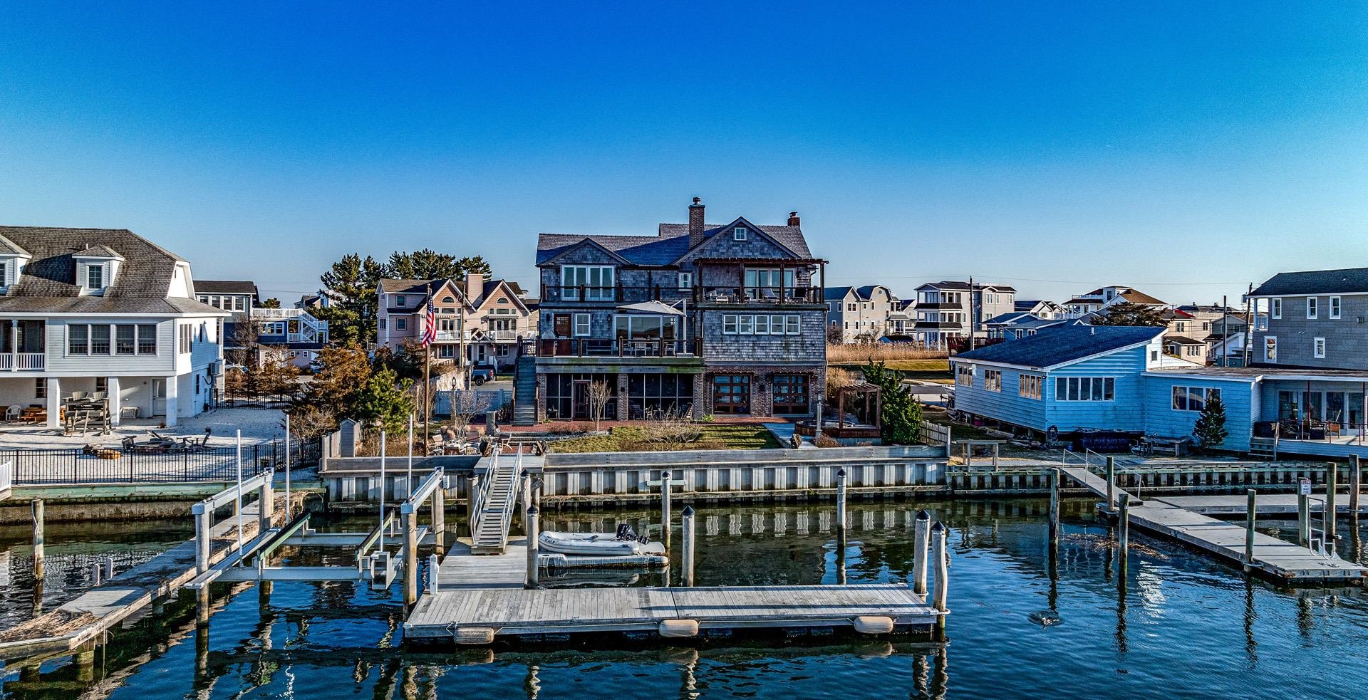 612 South Bayview Strathmere, NJ 08248 - Photo 32 of 38 a view of a lake with a terrace