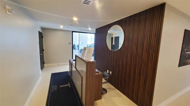 a view of a bathroom with a shower