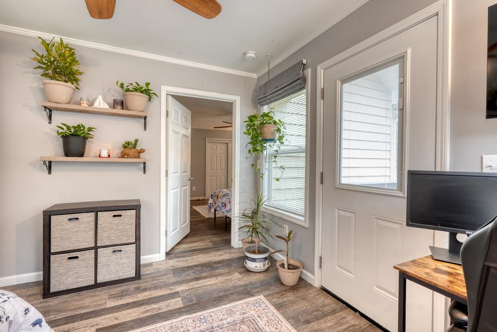 109 Hefner Road Blairsville, GA 30512 - Photo 31 of 48 a living room with furniture and a flat screen tv