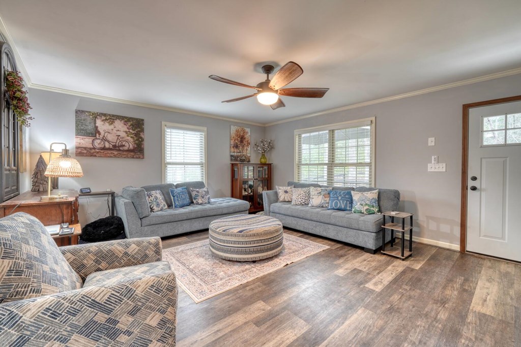 109 Hefner Road Blairsville, GA 30512 - Photo 4 of 48 a living room with furniture and a large window
