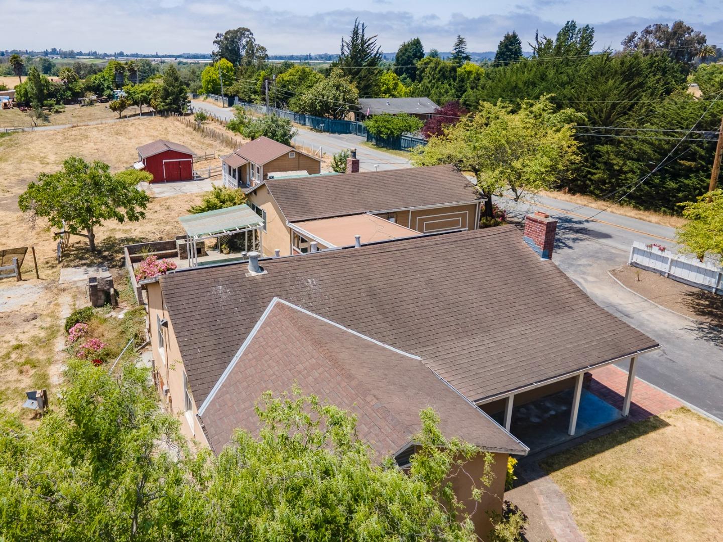137 Whiting Road Watsonville, CA 95076 - Photo 45 of 52 an aerial view of a house with yard swimming pool and outdoor seating