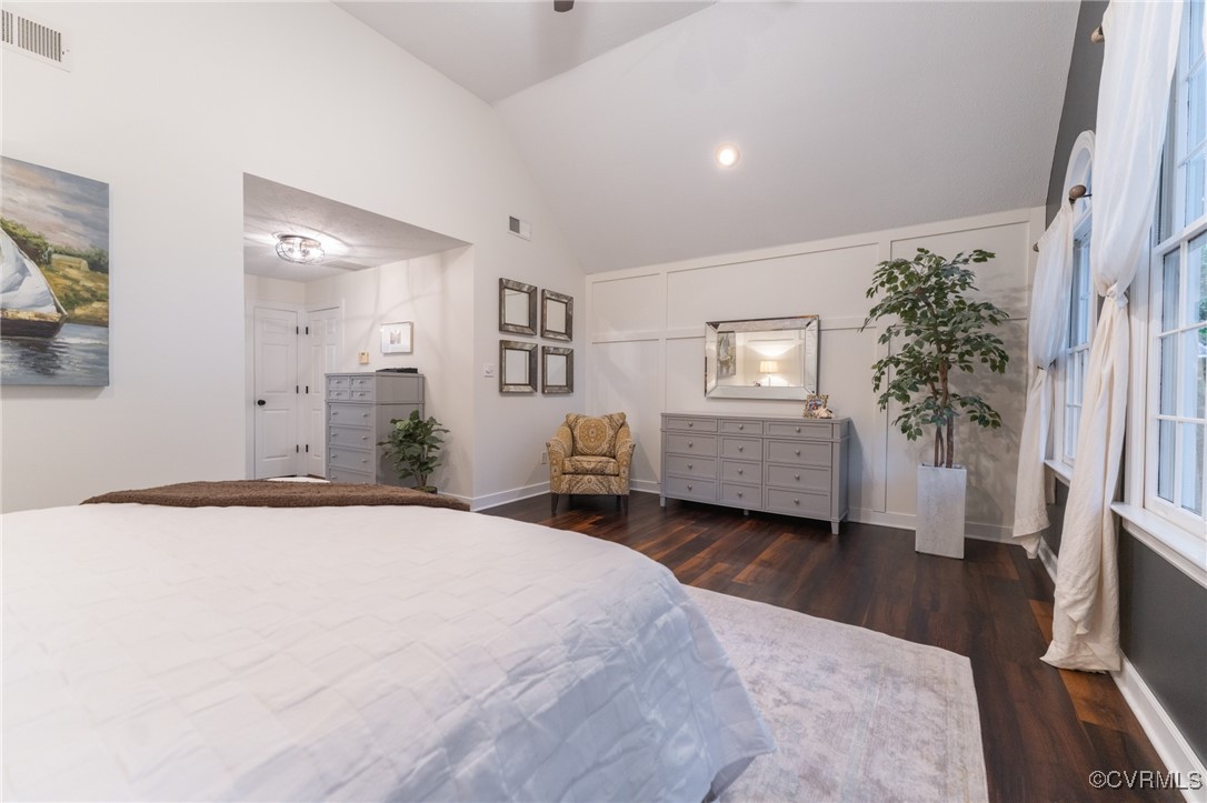 5810 Fox Briar Road Midlothian, VA 23112 - Photo 46 of 50 a spacious bedroom with a large bed and a potted plant