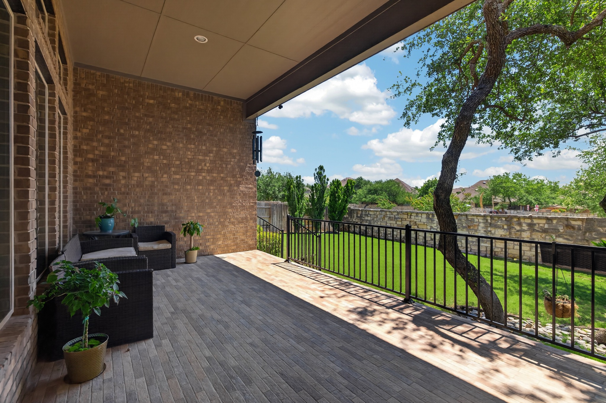 4105 Haight Street Round Rock, TX 78681 - Photo 33 of 40 a garden view with a seating space