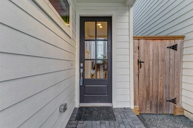 a view of front door and stairs