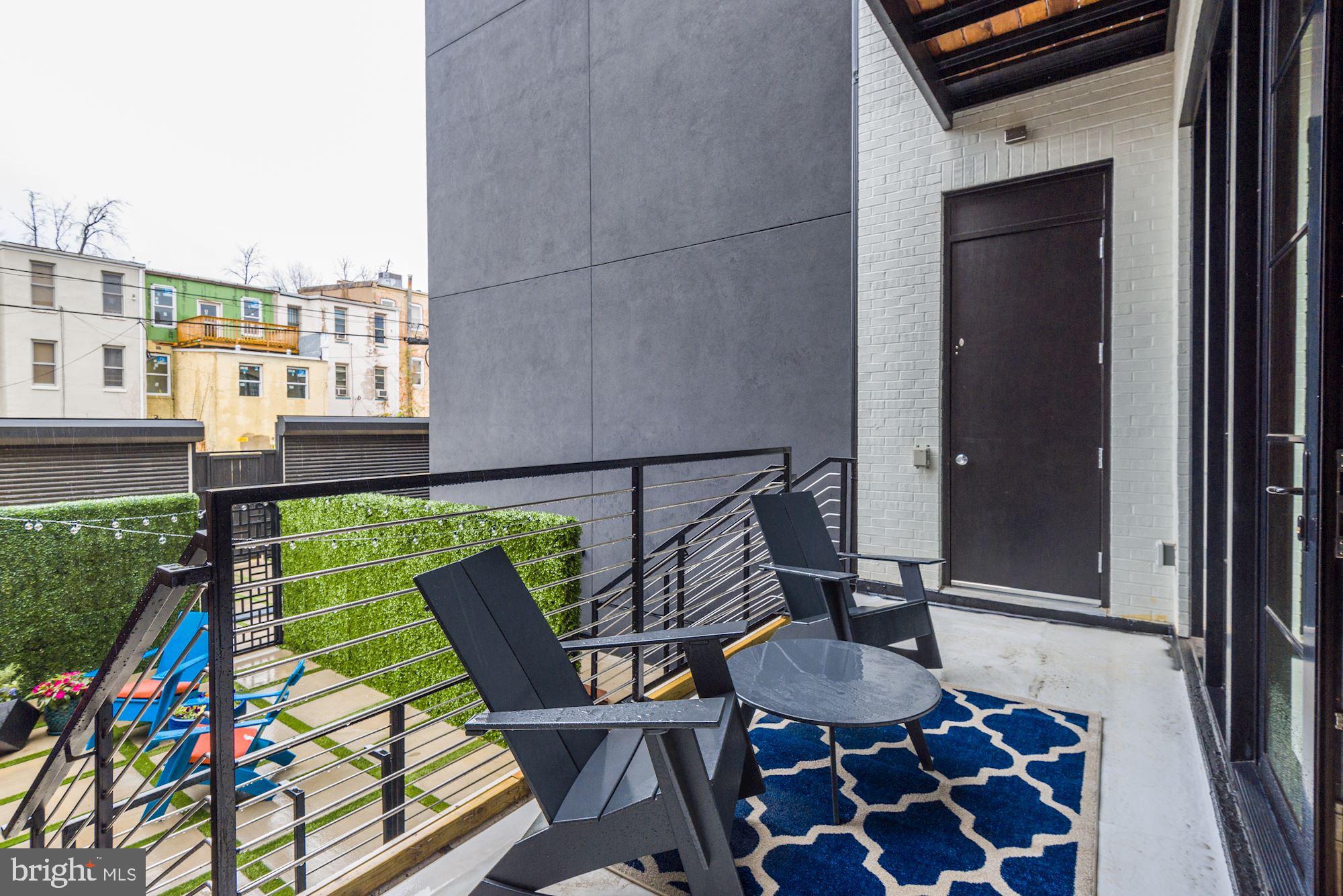 1313 R Street Northwest, Unit 1 Washington, DC 20009 - Photo 13 of 36 Deck, overlooks patio and terrace below