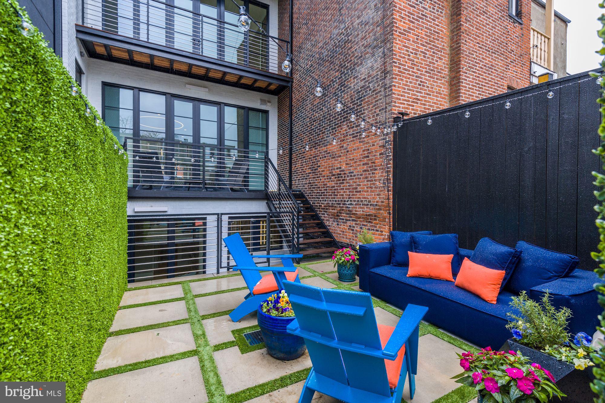 1313 R Street Northwest, Unit 1 Washington, DC 20009 - Photo 15 of 36 Private patio at rear of property