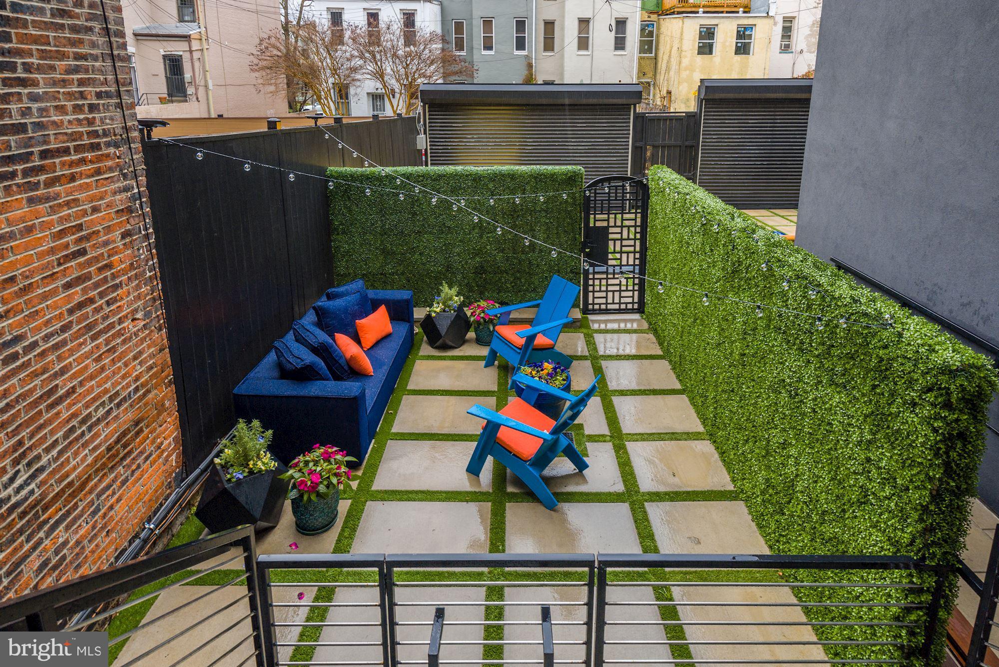 1313 R Street Northwest, Unit 1 Washington, DC 20009 - Photo 29 of 36 Patio, seen from deck