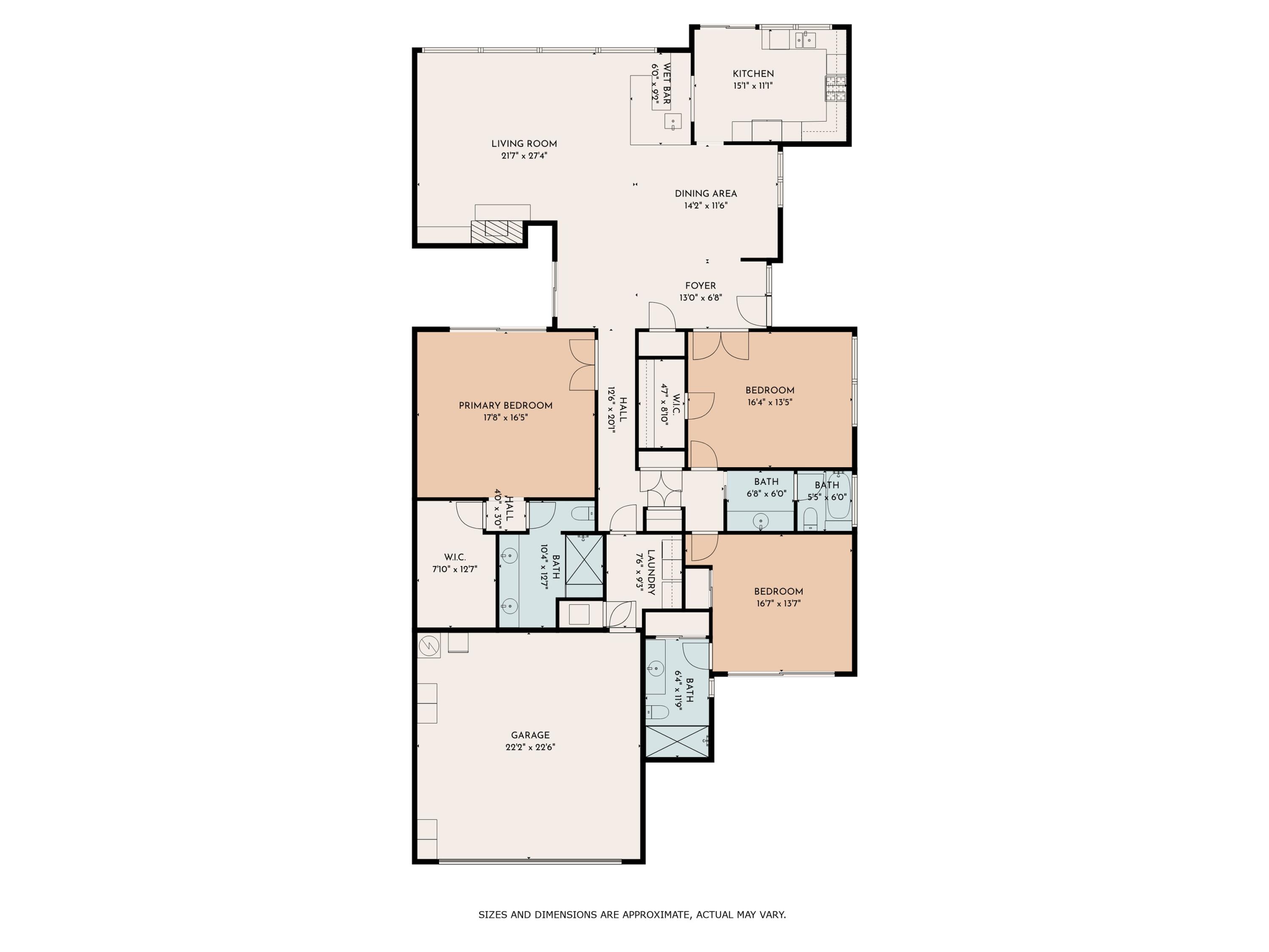 75193 Concho Drive Indian Wells, CA 92210 - Photo 30 of 30 Floor plan