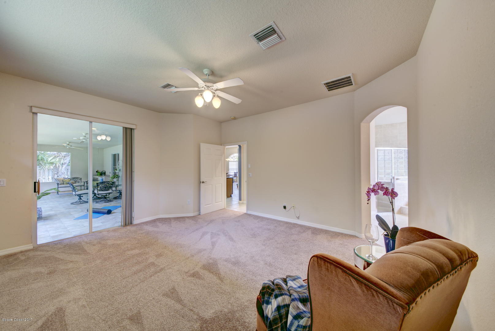 970 Spring Oak Drive Melbourne, FL 32901 - Photo 19 of 43 Master Suite access to Sunroom