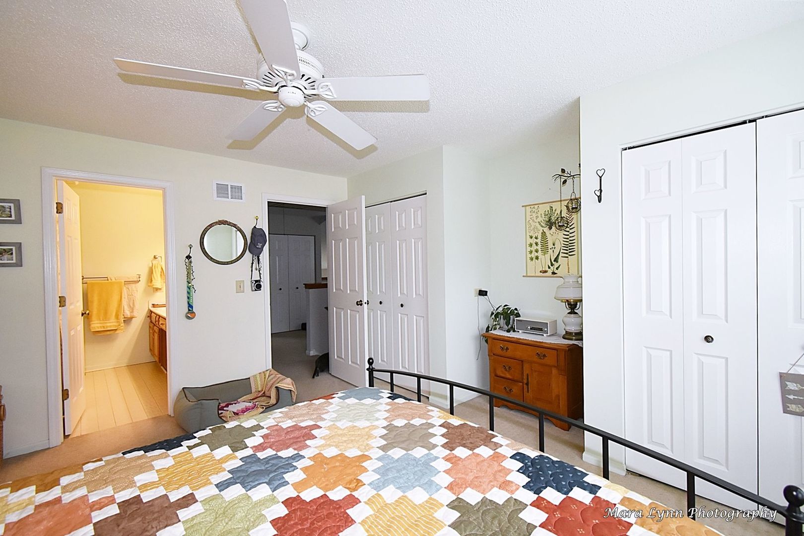 54 Jericho Lane Batavia, IL 60510 - Photo 17 of 29 a bedroom with a bed and a chandelier