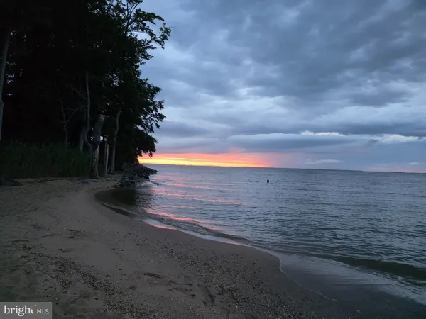 a view of an ocean and beach