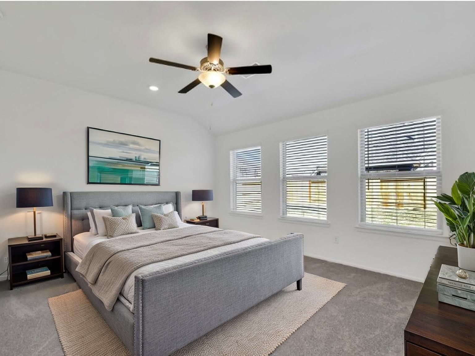 3806 Rock Ledge Drive Rosenberg, TX 77469 - Photo 22 of 23 Comfortable bedroom with ceiling fan and generous space.