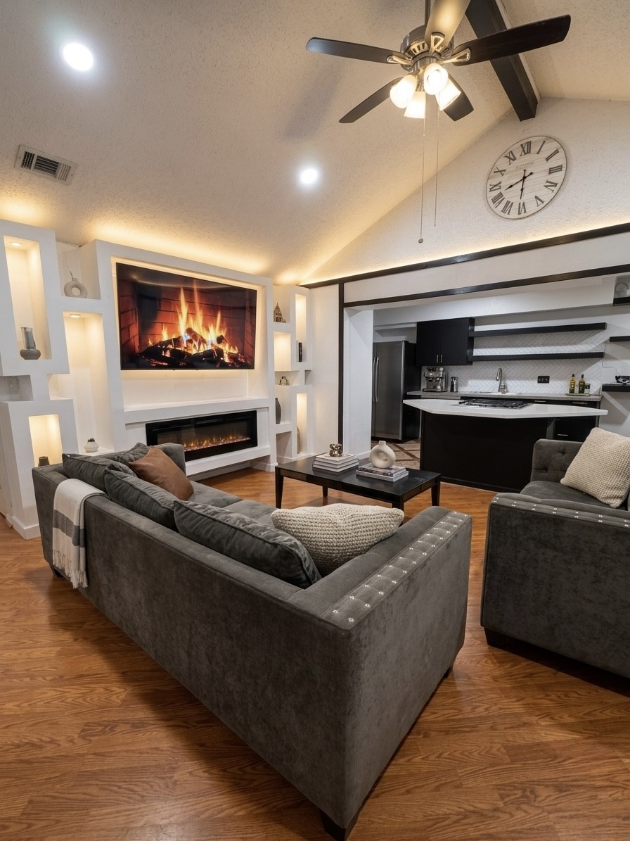 2203 South Houston Road Pasadena, TX 77502 - Photo 5 of 18 Open concept with built ins.