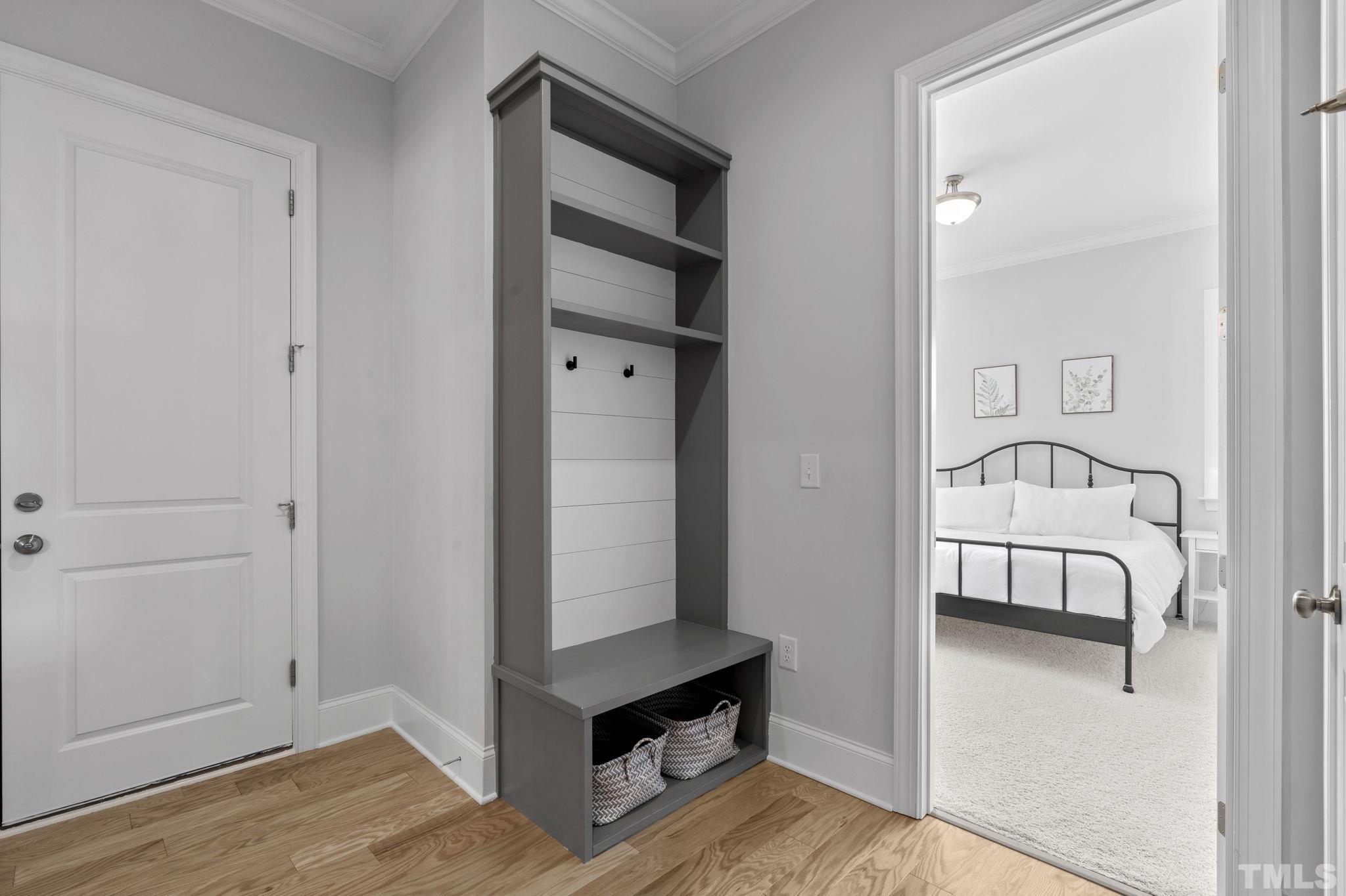 3157 Beechcroft Lane Apex, NC 27502 - Photo 19 of 42 a view of front door with a bedroom