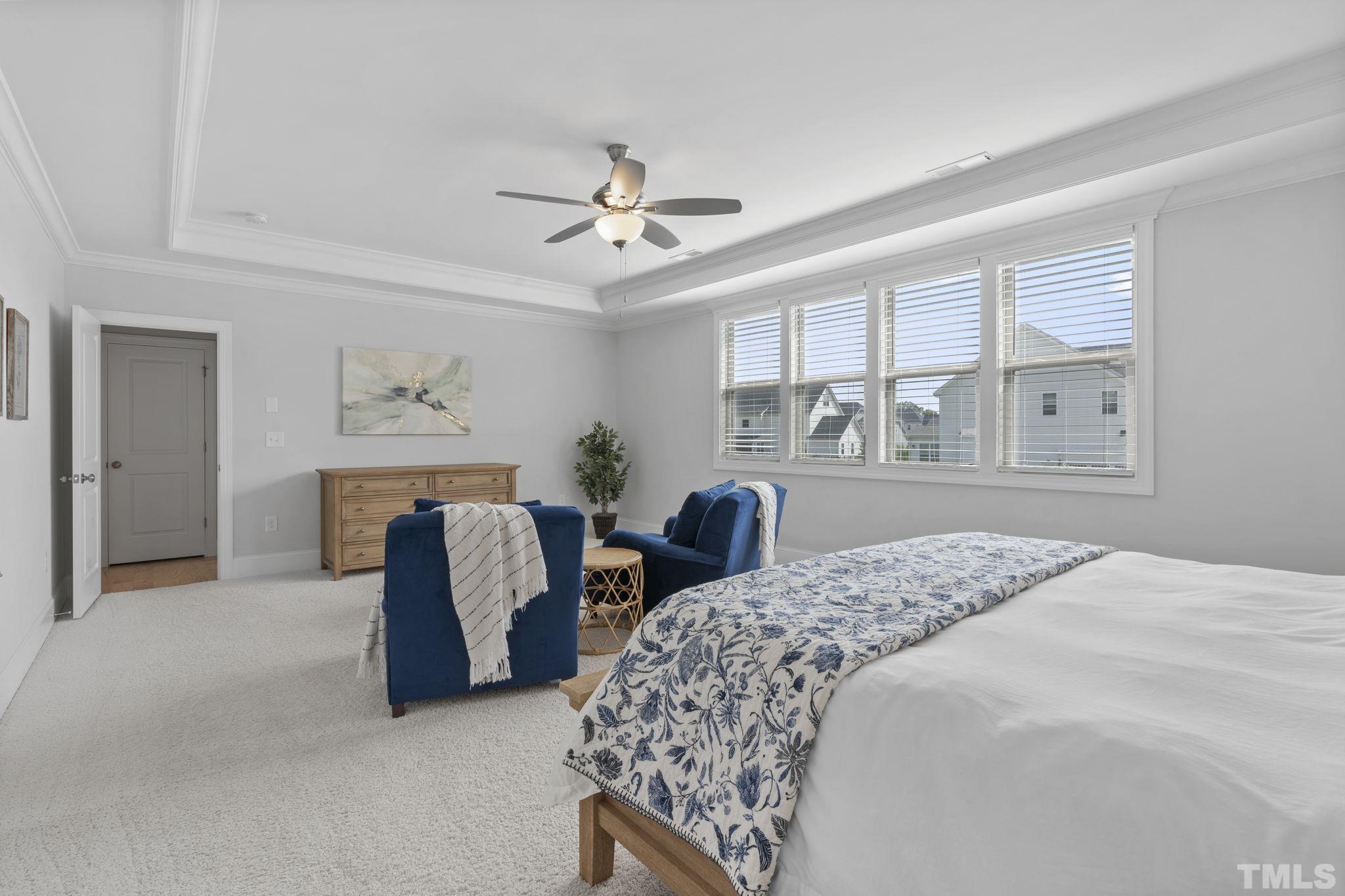 3157 Beechcroft Lane Apex, NC 27502 - Photo 24 of 42 a bedroom with bed and window