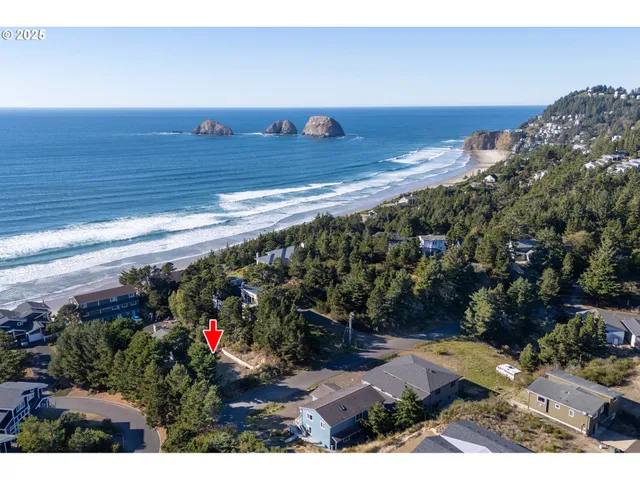 a view of an ocean and beach